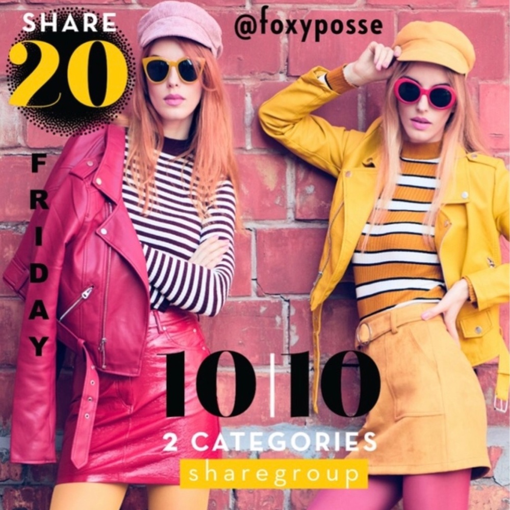 Closed 👯‍♀️Friday Big 20 2 Category Share